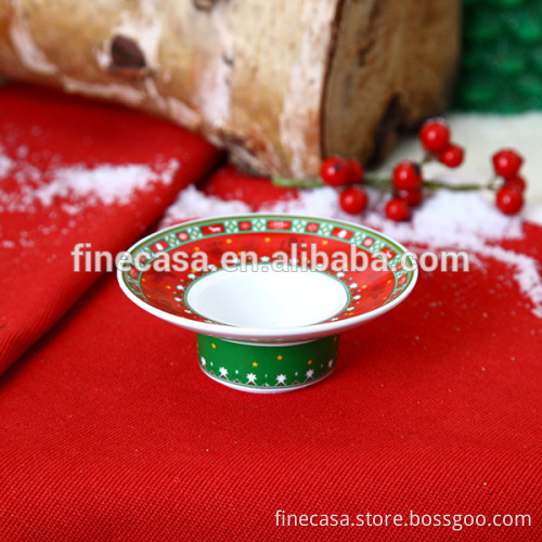 Ceramic Christmas Tree Tea Light Candle Holder